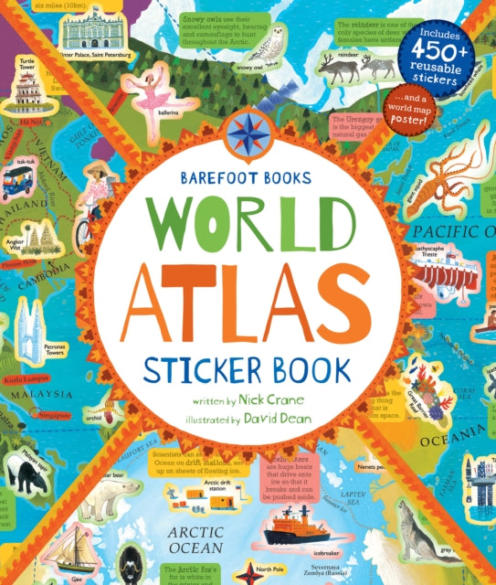 World Atlas Sticker Book