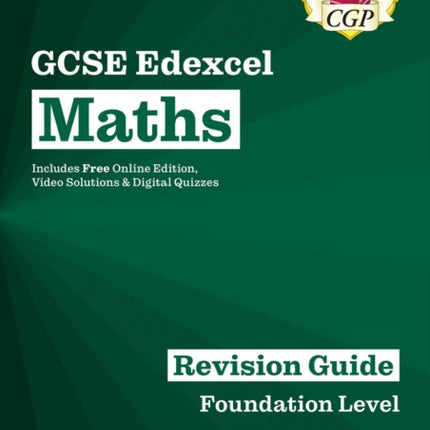 GCSE Maths Edexcel Revision Guide Foundation inc