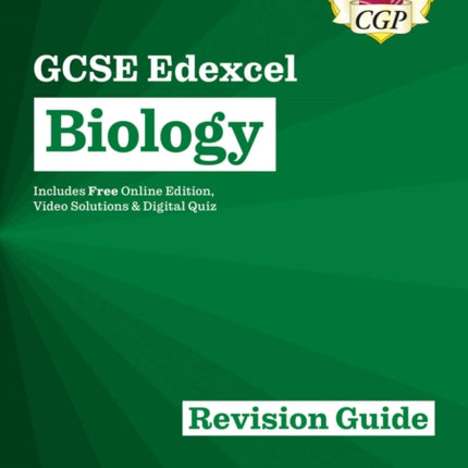 GCSE Biology Edexcel Revision Guide includes Online Edition Videos  Quizzes