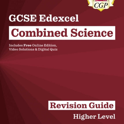 GCSE Combined Science Edexcel Revision Guide  Higher includes Online Edition Videos  Quizzes