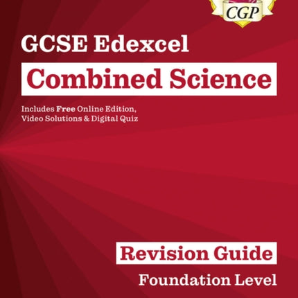 GCSE Combined Science Edexcel Revision Guide  Foundation inc. Online Edition Videos  Quizzes