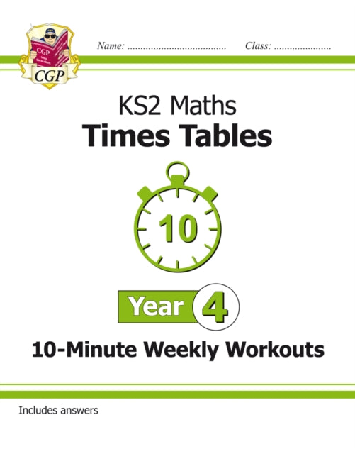 KS2 Year 4 Maths Times Tables 10-Minute Weekly