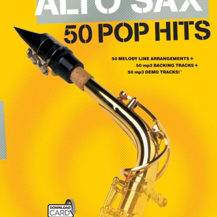 Playalong 50/50: Alto Sax - 50 Pop Hits