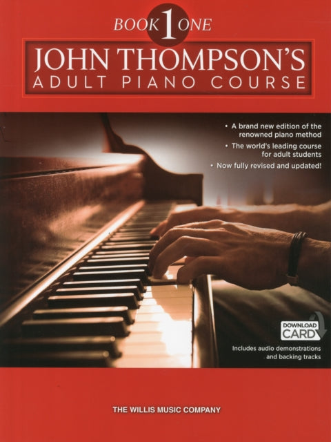 John Thompson's Adult Piano Course Book 1: Elementary Level Book with Online Audio