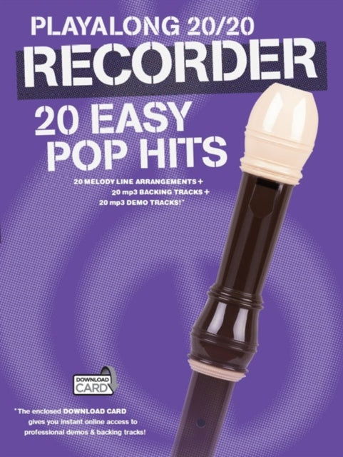 Playalong 20/20 Recorder: 20 Easy Pop Hits