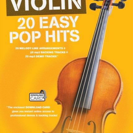 Playalong 20/20 Violin: 20 Easy Pop Hits