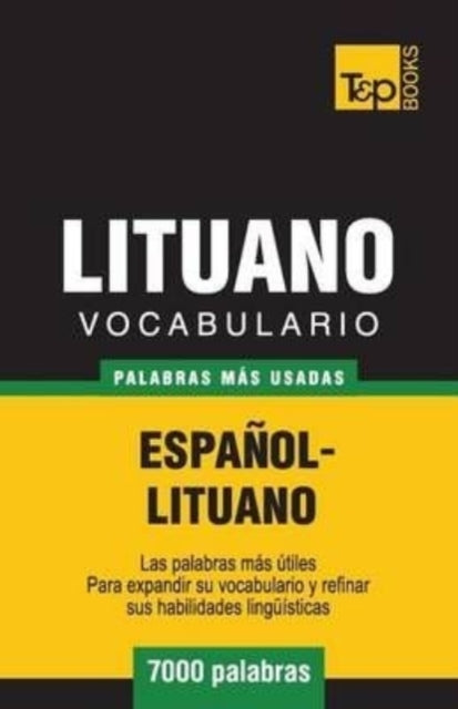 Vocabulario español-lituano - 7000 palabras más usadas