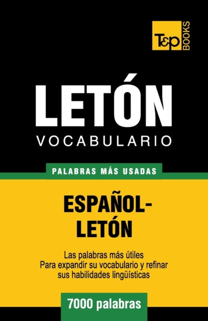 Vocabulario español-letón - 7000 palabras más usadas