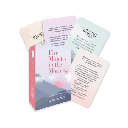 Five Minutes in the Morning: A Focus Card Deck: 50 Cards to Change Your Day