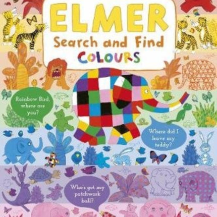 Elmer Search and Find Colours
