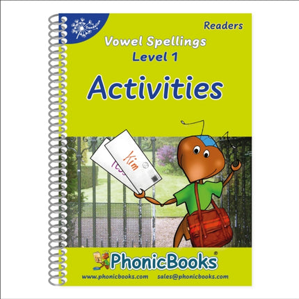 Dandelion Readers Vowel Spellings Series Level 1 Workbook