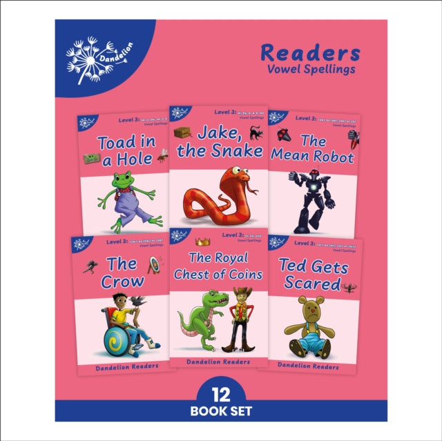 Dandelion Readers Vowel Spellings Level 3 USA series