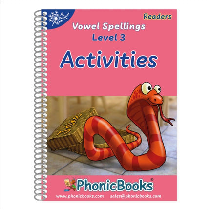 Dandelion Readers Vowel Spellings, Level 3 USA workbook