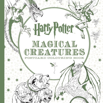 Harry Potter Magical Creatures Postcard Colouring Book: 20 postcards to colour