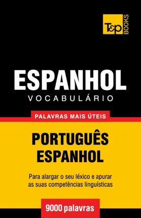 Vocabulário Português-Espanhol - 9000 palavras
