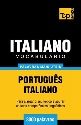 Vocabulário Português-Italiano - 3000 palavras