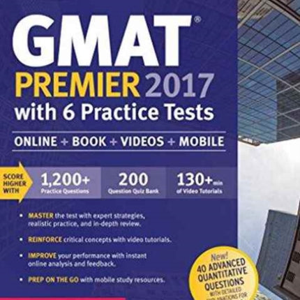 Kaplan GMAT Premier 2016 with 6 Practice Tests