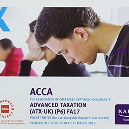 P6 Advanced Taxation (FA17) - Pocket Notes