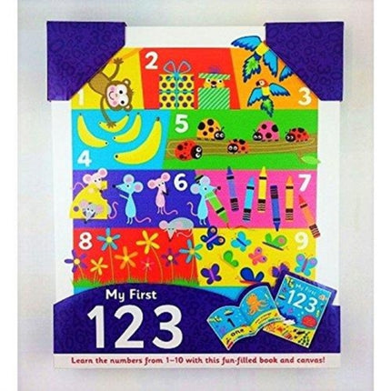 FIRST NUMBERS BOOK AND CANVAS