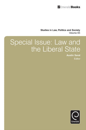 Special Issue: Law and the Liberal State