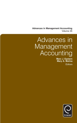 Advances in Management Accounting