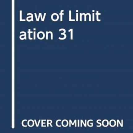 LAW OF LIMITATION 31