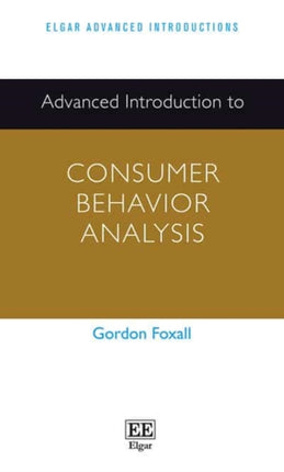 Advanced Introduction to Consumer Behavior Analysis