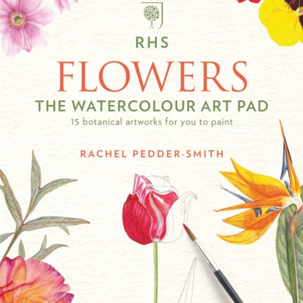 RHS Flowers The Watercolour Art Pad