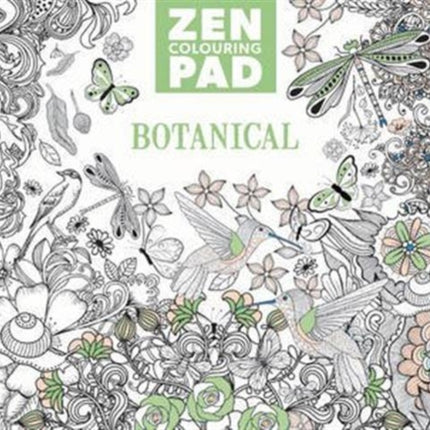 Zen Colouring Pad – Botanical