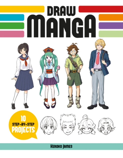 Draw Manga  10 StepbyStep Projects