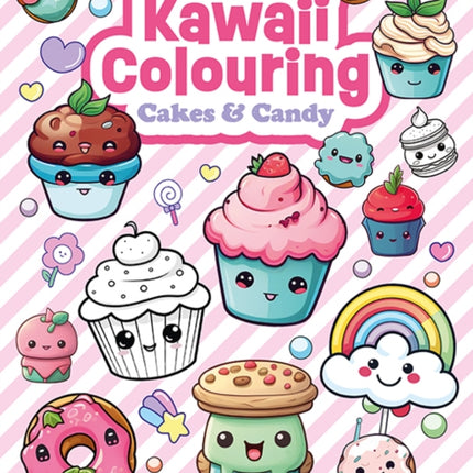 Kawaii Colouring Cakes  Candy