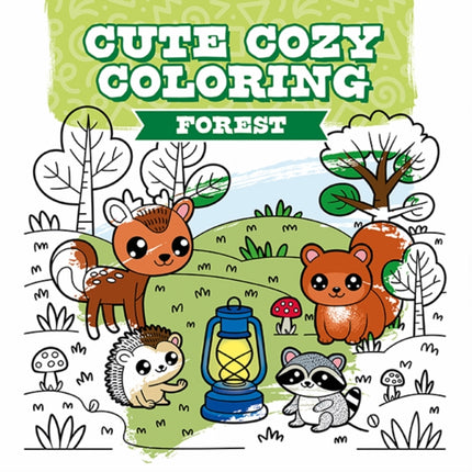 Cute Cozy Coloring Forest