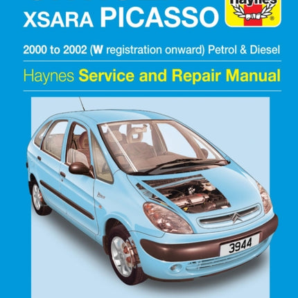 Citroen Xsara Picasso Petrol & Diesel (00 - 02) Haynes Repair Manual