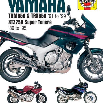 Yamaha TDM850, TRX850 & XTZ750 (89 - 99) Haynes Repair Manual: 89-99