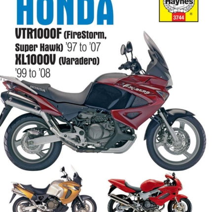 Honda VTR1000F (FireStorm, Super Hawk) (97 - 07) & XL1000V (Varadero) (99 - 08) Haynes Repair Manual