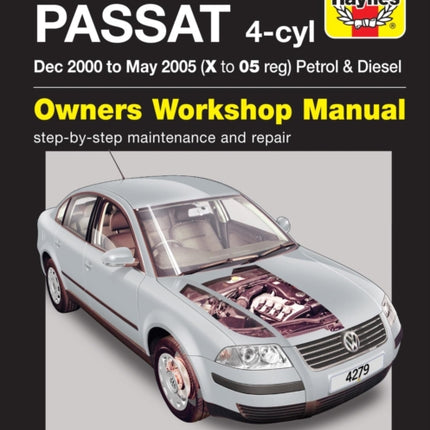 VW Passat Petrol & Diesel (Dec 00 - May 05) Haynes Repair Manual: 00-05