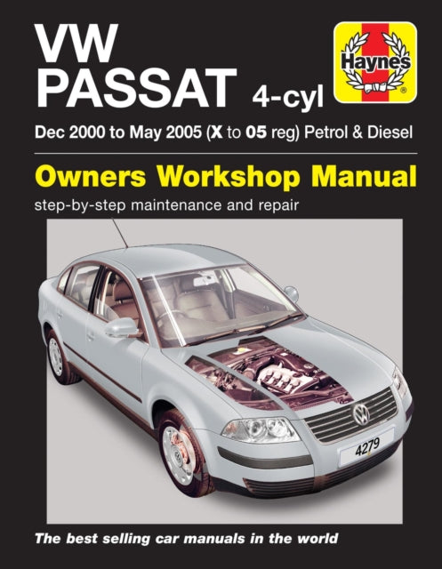 VW Passat Petrol & Diesel (Dec 00 - May 05) Haynes Repair Manual: 00-05