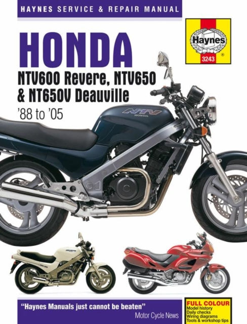 Honda NTV600 Revere, NTV650 & NTV650V Deauville (88-05): 88-05