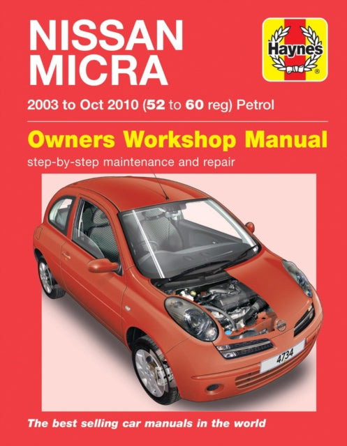 Nissan Micra (03 - Oct 10) Haynes Repair Manual: 45202