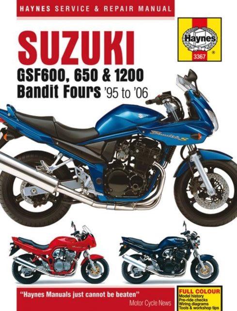 Suzuki GSF600, 650 & 1200 Bandit Fours (95 - 06) Haynes Repair Manual: 95-06