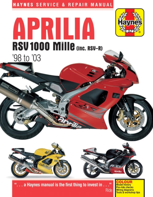 Aprilia RSV 1000 Mille (98 -03): 98-03