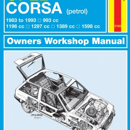 Opel Corsa Petrol (83 - Mar 93) Haynes Repair Manual