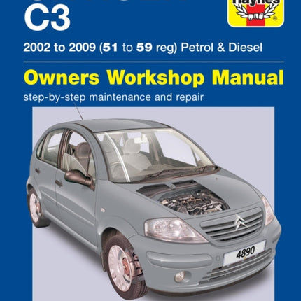 Citroen C3 Petrol & Diesel (02 - 09) Haynes Repair Manual