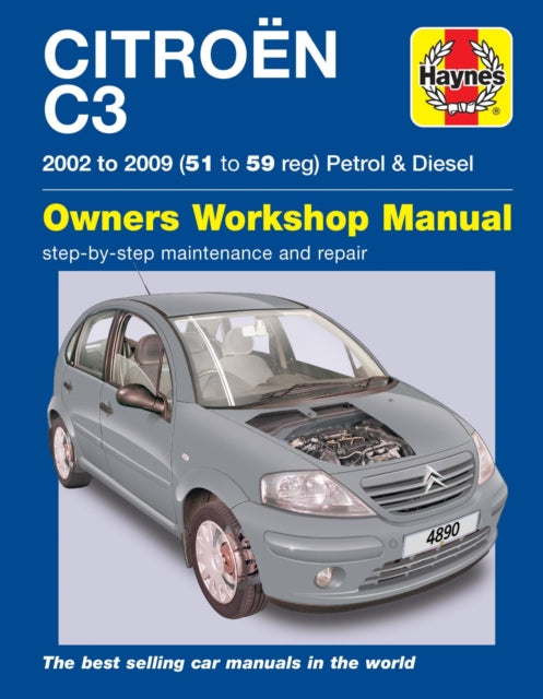 Citroen C3 Petrol & Diesel (02 - 09) Haynes Repair Manual