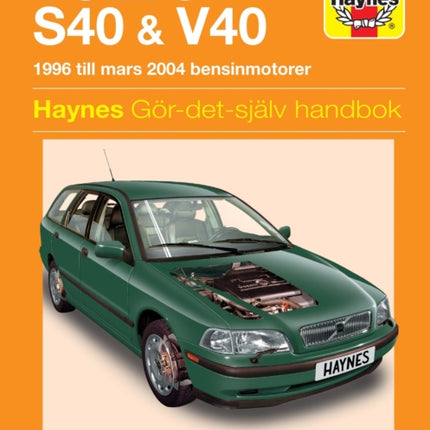 Volvo S40 and V40 (1996 - 2004) Haynes Repair Manual (svenske utgava)