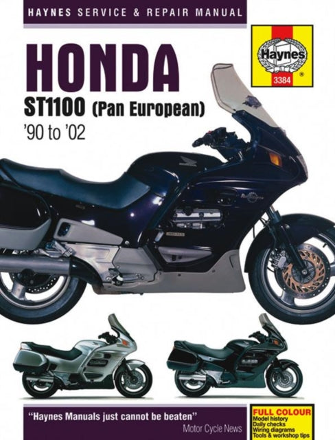 Honda ST1100 Pan European V-Fours (90 - 02) Haynes Repair Manual