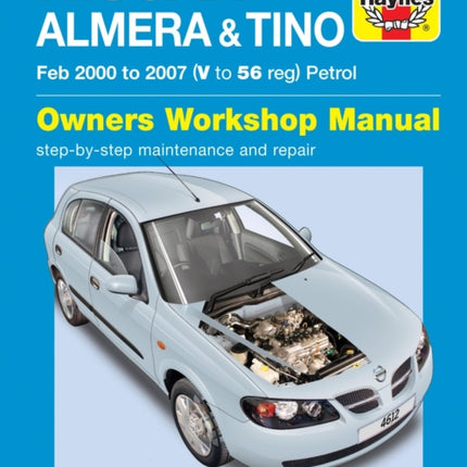 Nissan Almera & Tino Petrol (Feb 00 - 07) Haynes Repair Manual