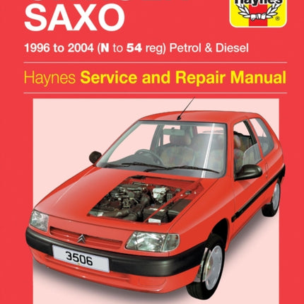 Citroen Saxo Petrol & Diesel (96 - 04) Haynes Repair Manual