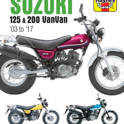 Suzuki RV125/200 VanVan (03 - 17) Haynes Repair Manual