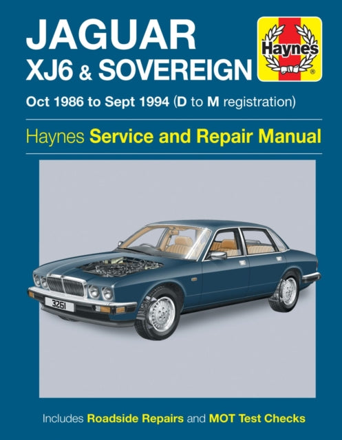 Jaguar XJ6 & Sovereign (Oct 86 - Sept 94) Haynes Repair Manual